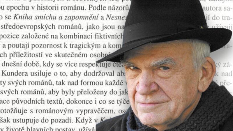 Milan Kundera – ve světě uctíván, doma kritizován