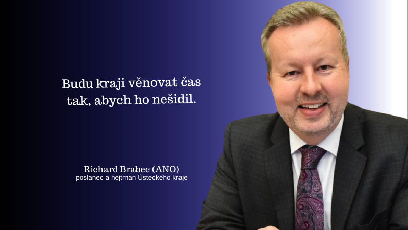 Hejtmanem Ústeckého kraje bude Brabec