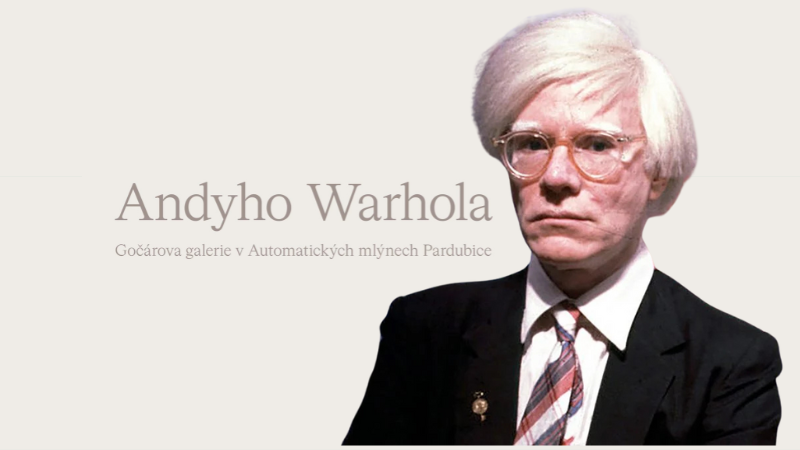 Král pop artu Andy Warhol v Pardubicích